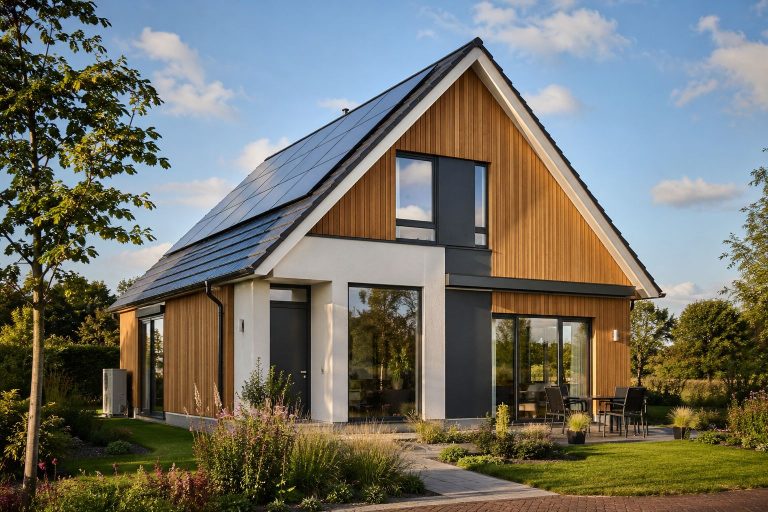 Vrijstaande woning met zonnepanelen